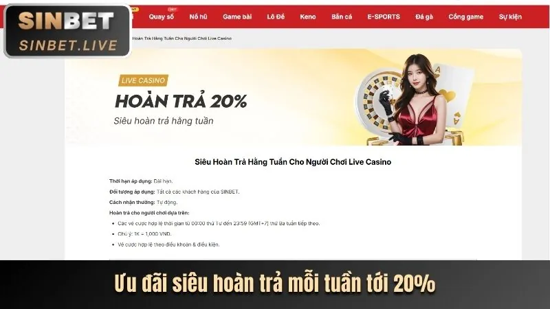Hoàn trả không giới hạn tại tải PG1